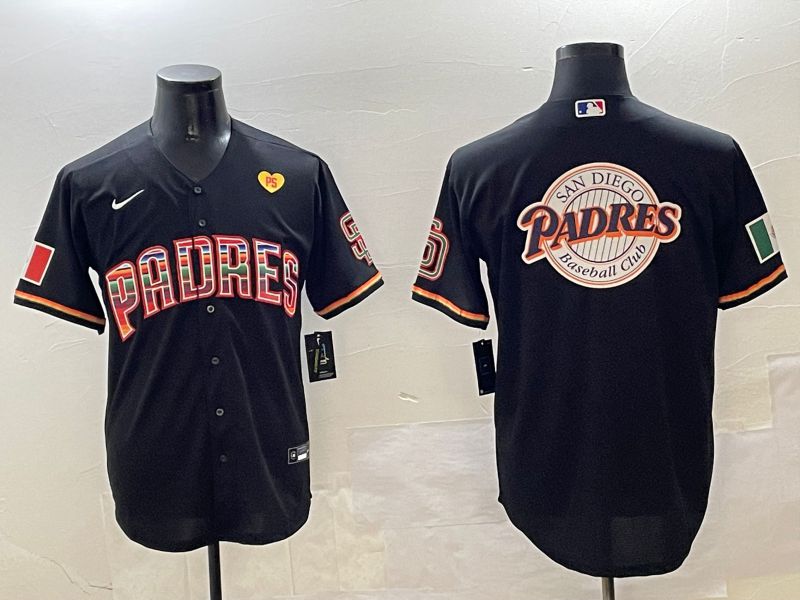 Men San Diego Padres Blank Black Fashion Game 2025 Nike MLB Jersey style 12->san diego padres->MLB Jersey